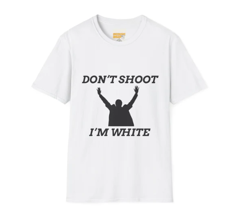 Don't Shoot I'm White Oversize T-Shirt